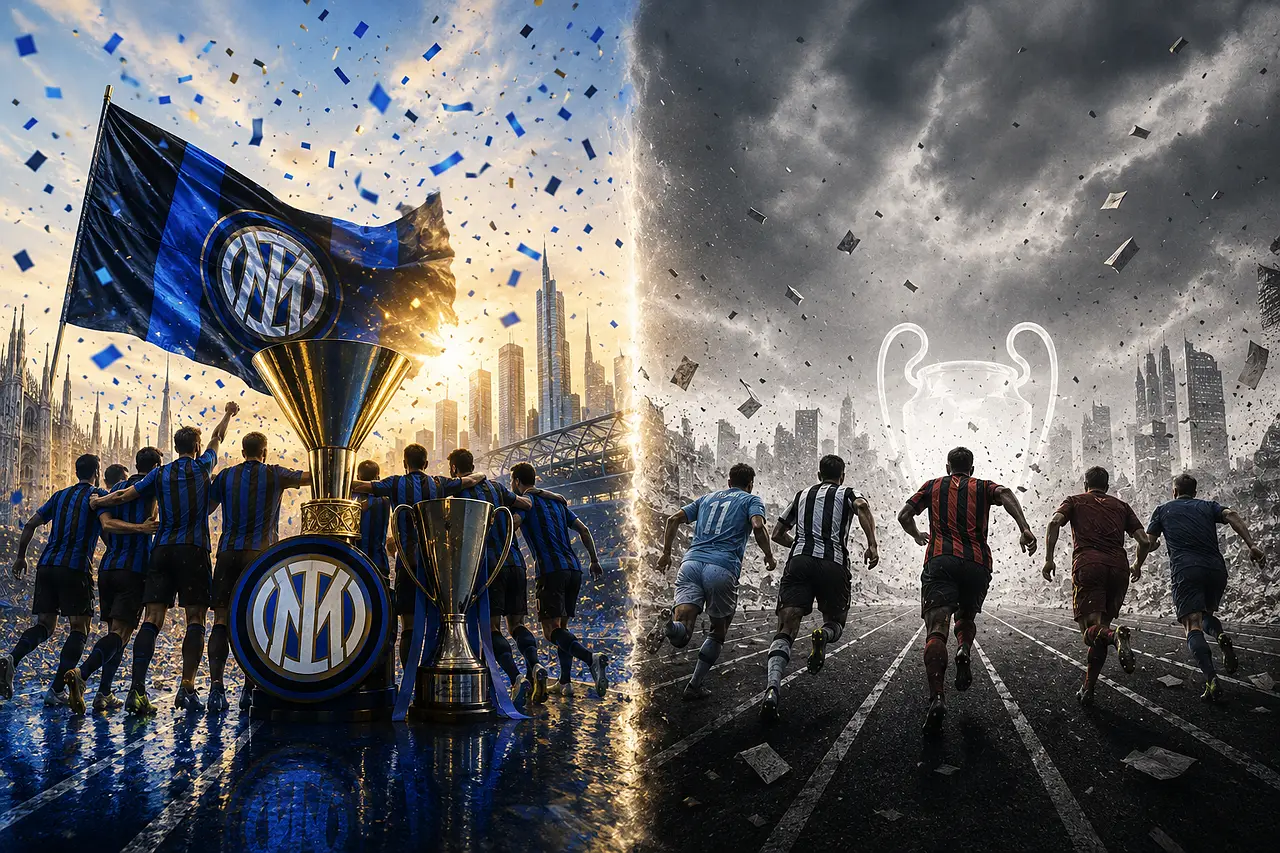 Serie A, a day of two sides: Inter celebrating, the others still chasing the Champions League