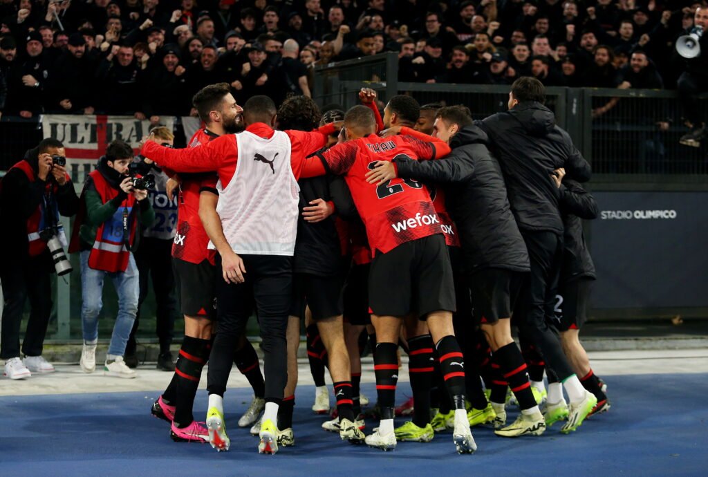 Milan won in Rome against Lazio in a match in which nervousness was the main factor, thanks to a goal in the final period by Okafor, came on in the second half