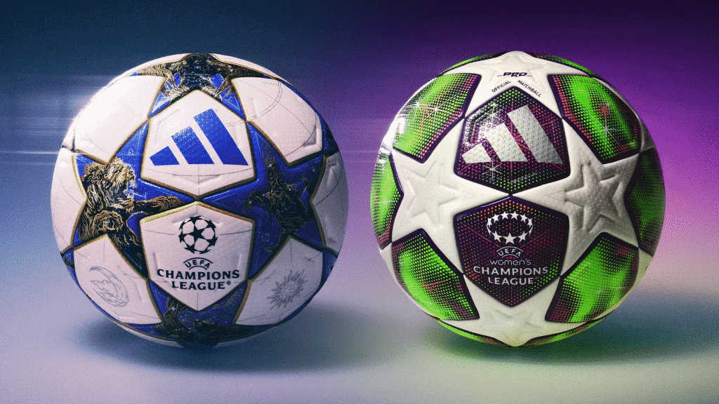 L'Adidas ha presentato i nuovi palloni da gara che verranno usati durante la fase a gironi della Champions League