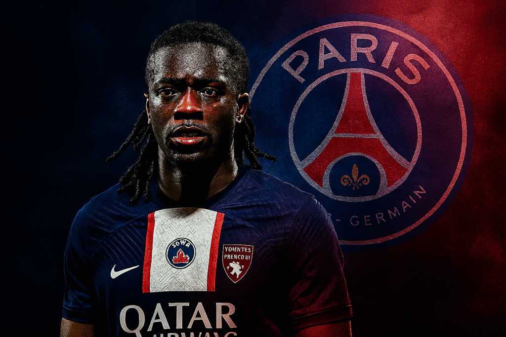 Il PSG vuole Manu Koné, centrocampista della Roma e stella della Francia. Offerta da 60 milioni in arrivo.