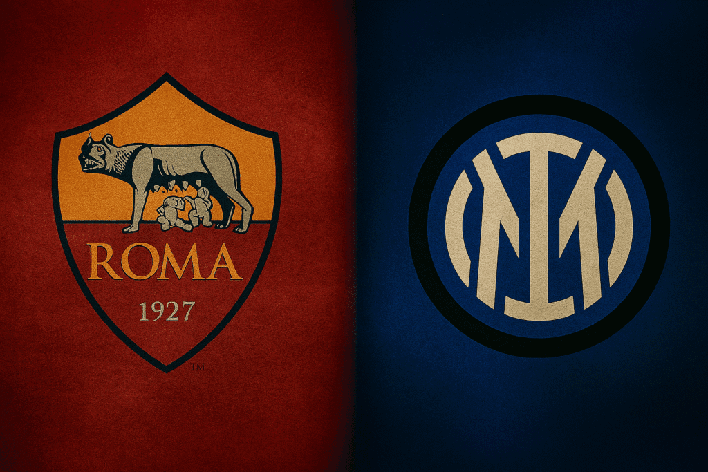 L'Inter vince di misura contro la Roma grazie alla rete al sesto minuto del primo di Bonny pescato sul filo del fuorigioco da Barella