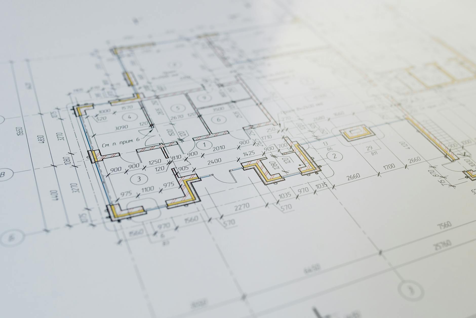 a photo of a floor plan