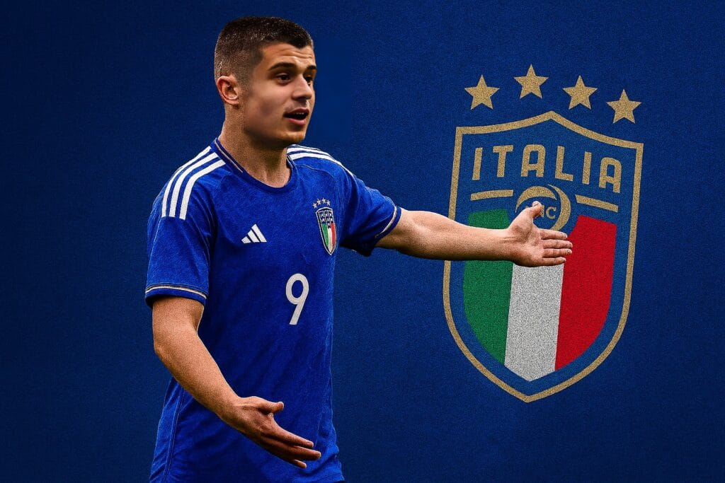 La Nazionale italiana cerca gol e Gattuso guarda all’estero: Nicolò Tresoldi, classe 2004 del Bruges, potrebbe essere il nuovo Retegui.